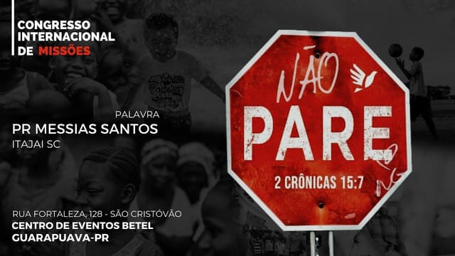 CONGRESSO DE MISSÕES 2021 - 09 de dezembro de 2021
