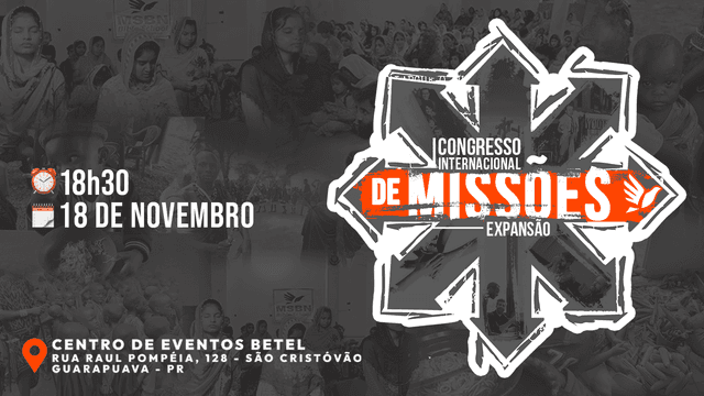 Congresso de Missões 2023 - 18 de novembro de 2023