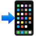 "Mobile Phone With Arrow Emoji"